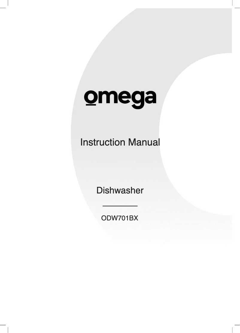 Imagen de la primera página del manual del dispositivo ODW701BX