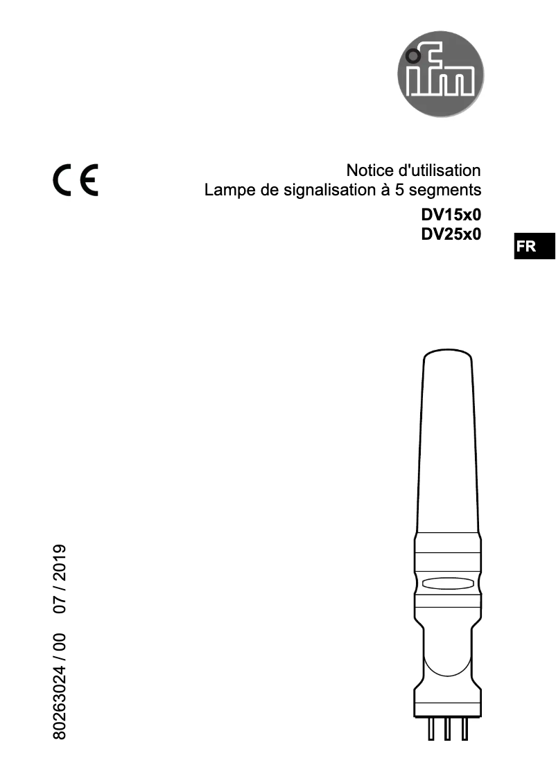 Imagen de la primera página del manual del dispositivo DV2530