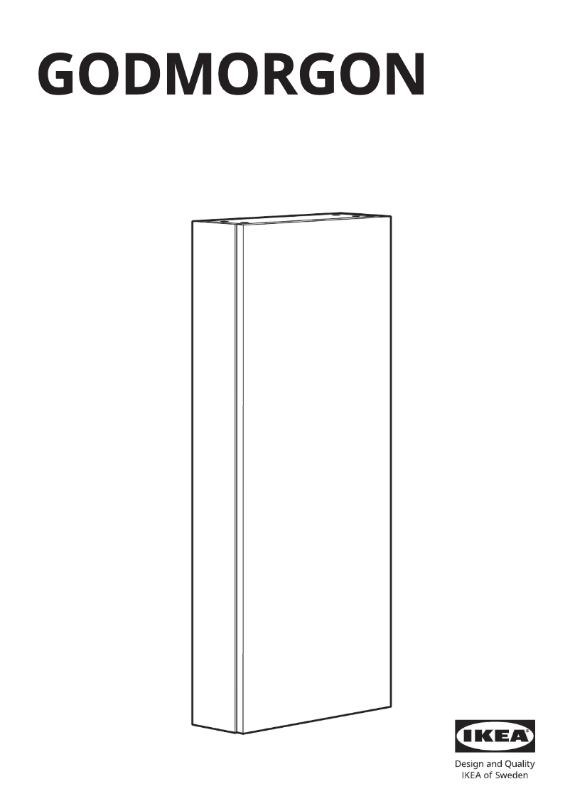 Imagen de la primera página del manual del dispositivo GODMORGON 202.261.83