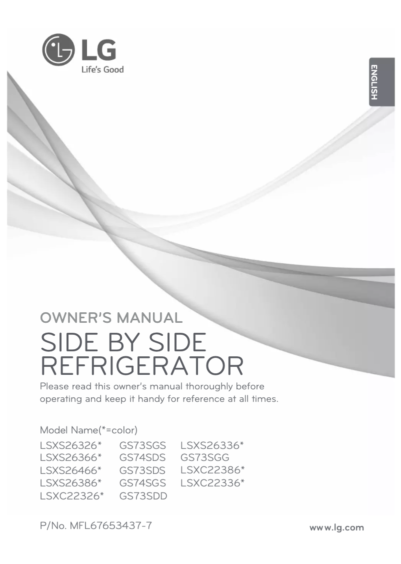 Imagen de la primera página del manual del dispositivo LSXC22386