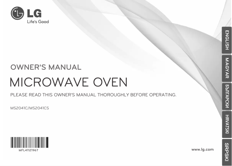 Página 1 del manual Manual de usuario LG MS2041C