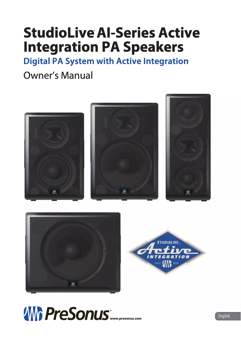 Página nº 1 - Manual de usuario PreSonus ​​​StudioLive 18SAI