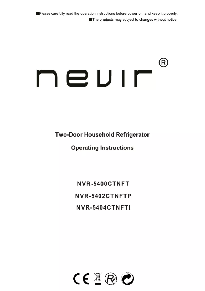 Página 1 del manual Manual de usuario Nevir NVR-5400CTNFT