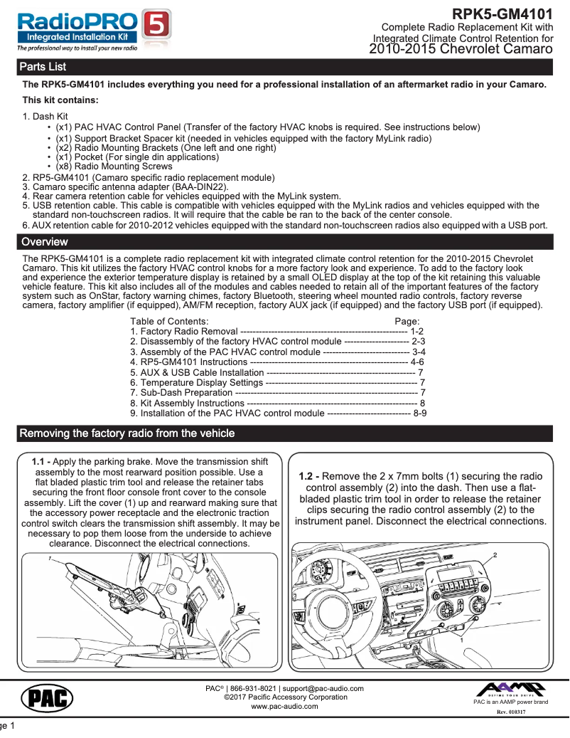 Página nº 1 - Manual de usuario PAC RPK5-GM4101