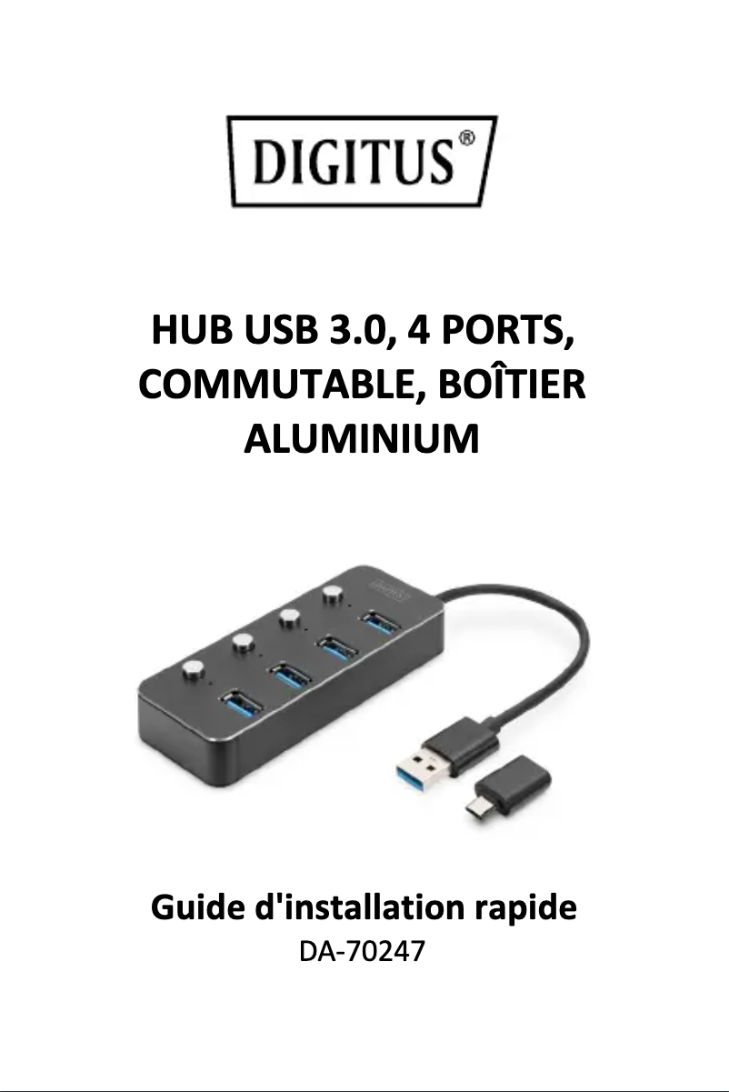 Página nº 1 - Manual de usuario Digitus DA-70247