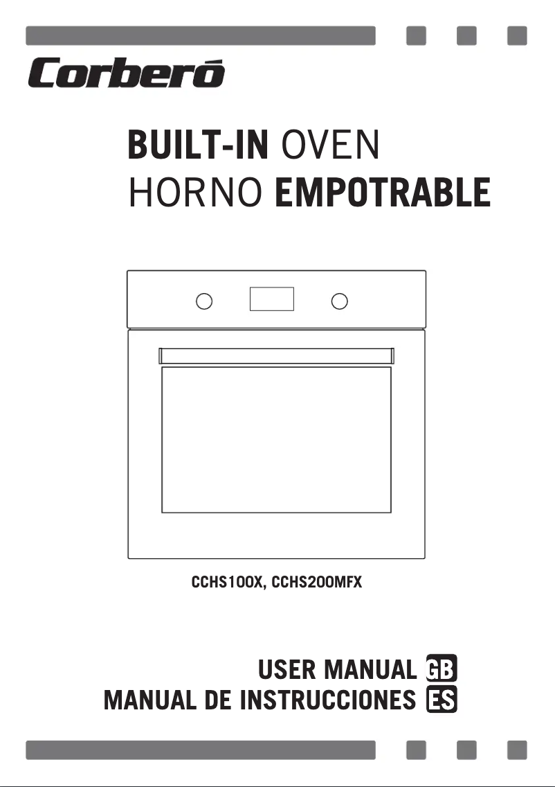 Imagen de la primera página del manual del dispositivo CCHS200MFX