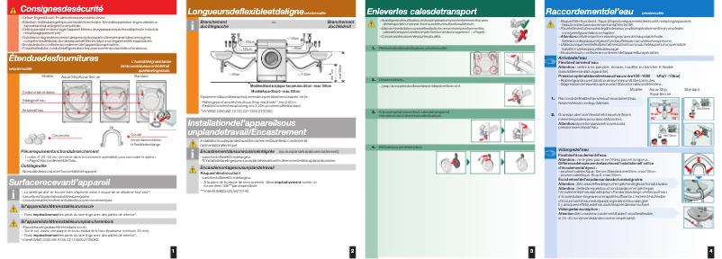 Imagen de la primera página del manual del dispositivo WM10E360FF