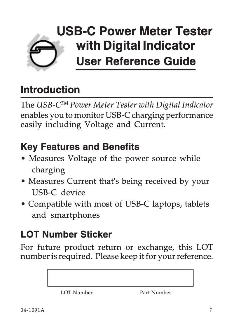 Página 1 del manual Manual de usuario Siig CE-TE0011-S1