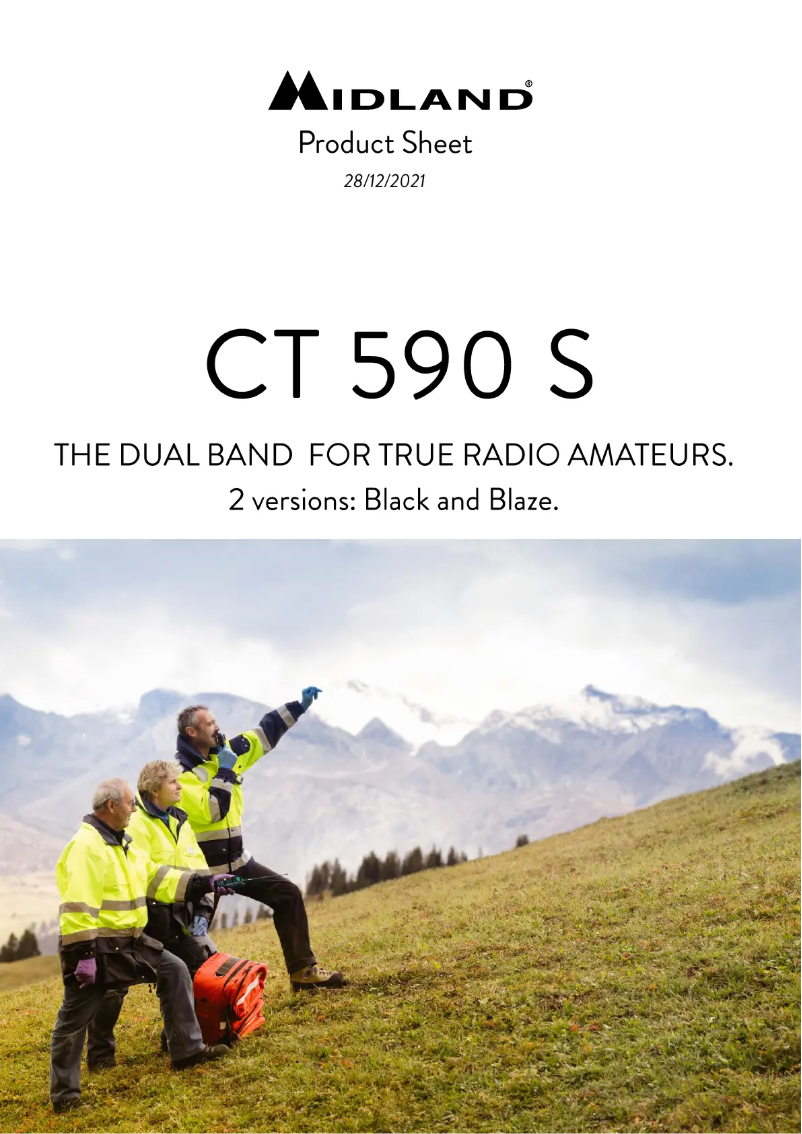 Imagen de la primera página del manual del dispositivo CT590S