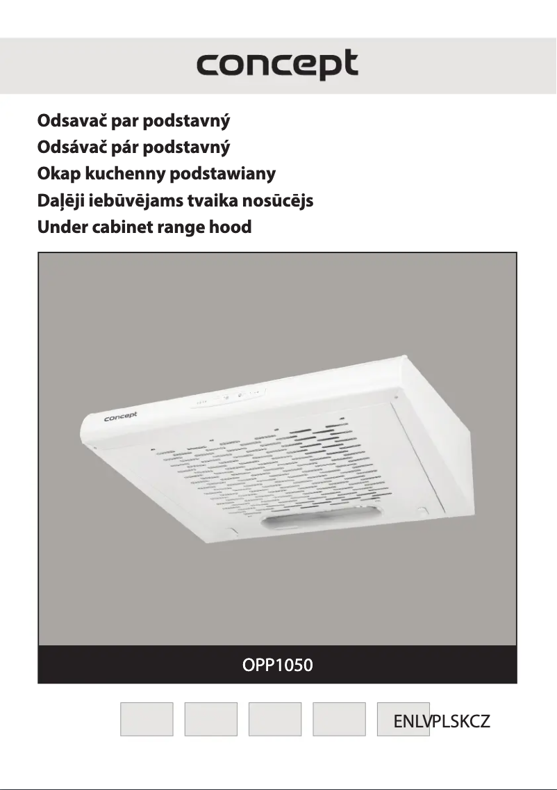 Imagen de la primera página del manual del dispositivo OPP1050