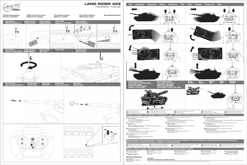 Página nº 1 - Manual de usuario Arctic Cooling Land Rider 403