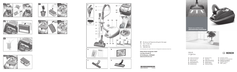 Imagen de la primera página del manual del dispositivo In'genius BGL8500