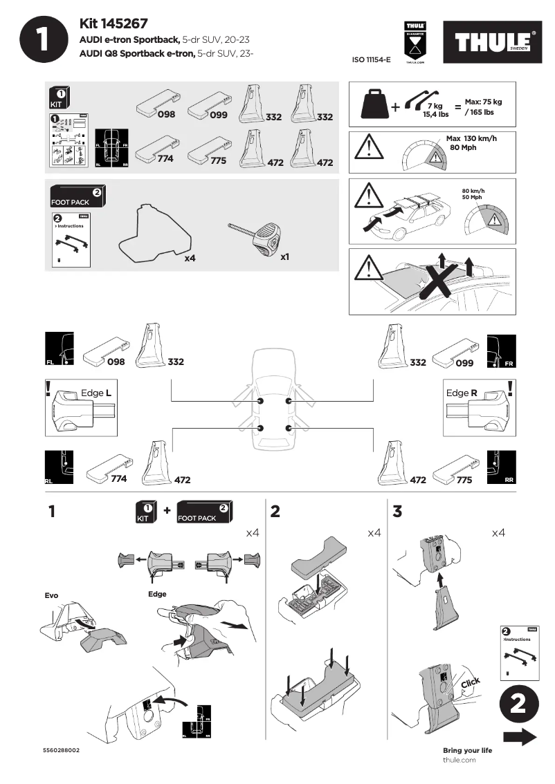 Imagen de la primera página del manual del dispositivo Kit 145267
