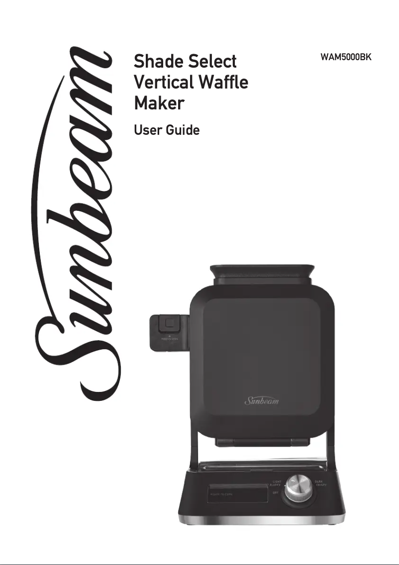 Imagen de la primera página del manual del dispositivo Shade Select WAM5000BK