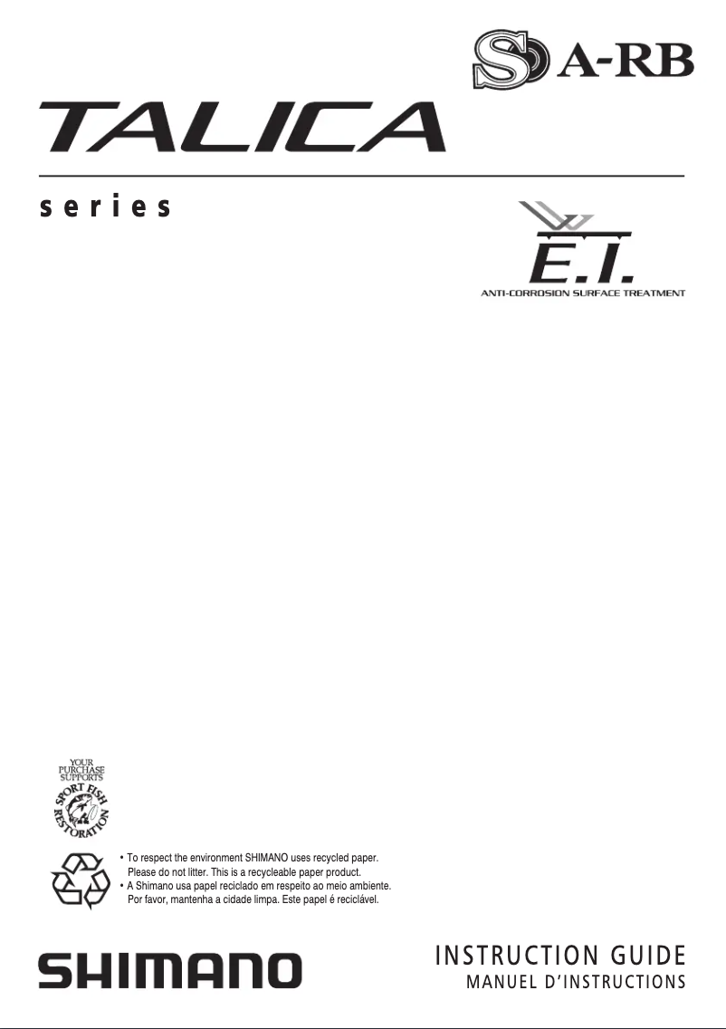 Página 1 del manual Manual de usuario Shimano Talica 12II