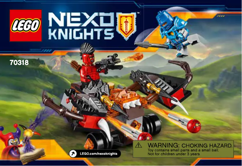 Página 1 del manual Manual de usuario Lego Nexo Knights 70318