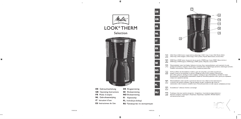 Imagen de la primera página del manual del dispositivo Look IV Therm Timer