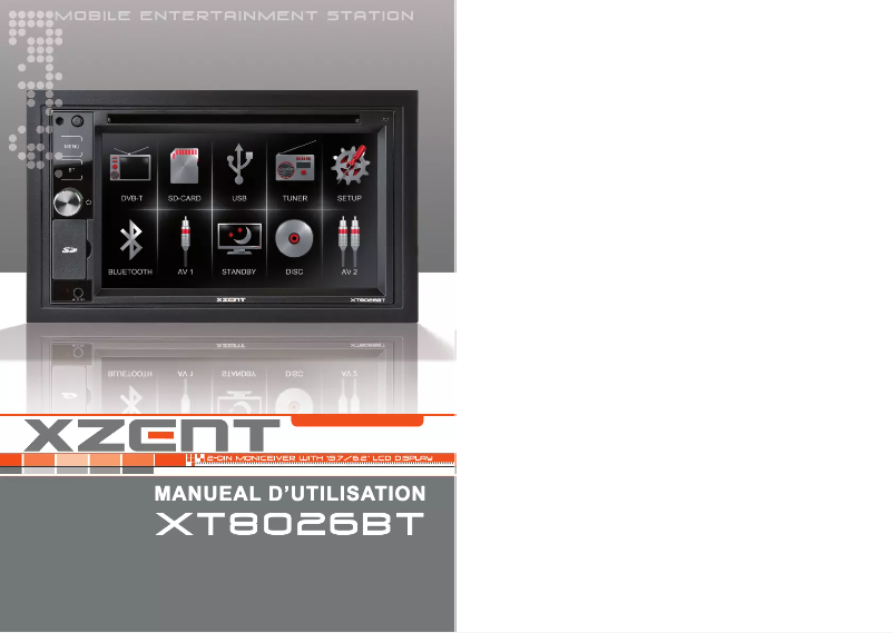 Página 1 del manual Manual de usuario XZENT XT8026BT