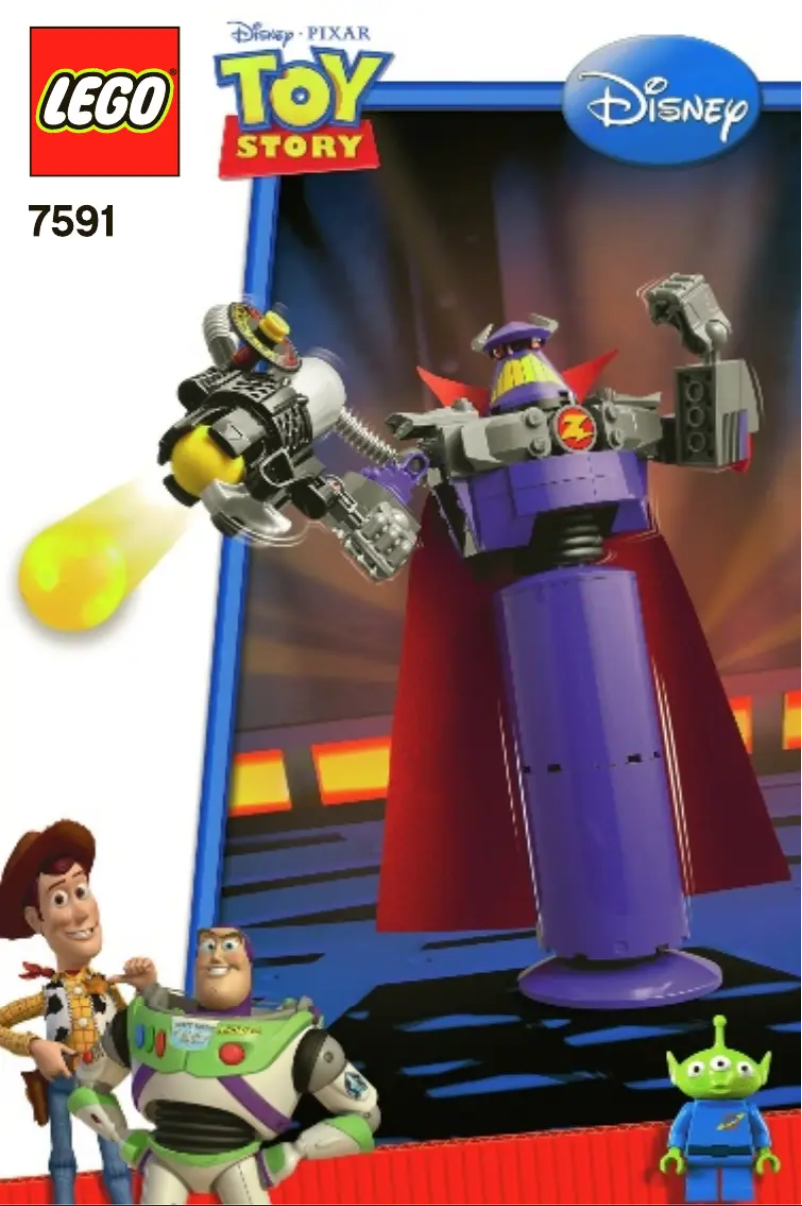 Imagen de la primera página del manual del dispositivo Toy Story 7591