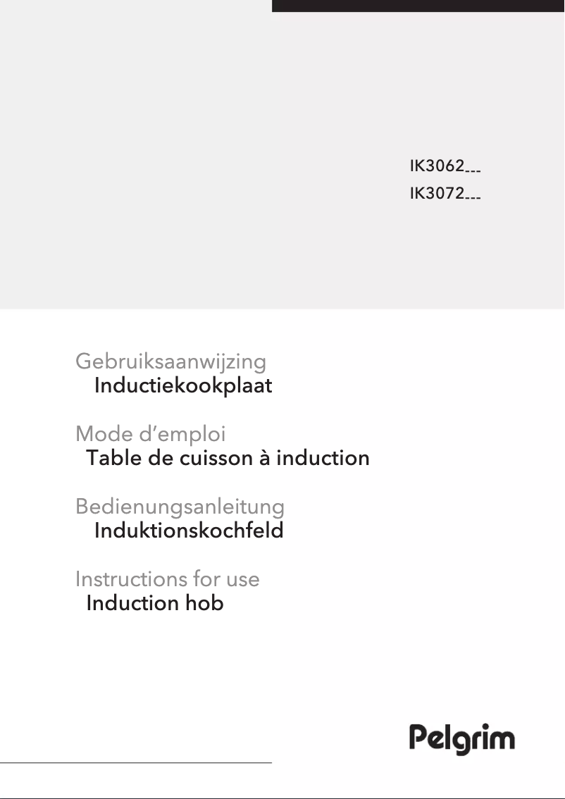 Imagen de la primera página del manual del dispositivo IK3072