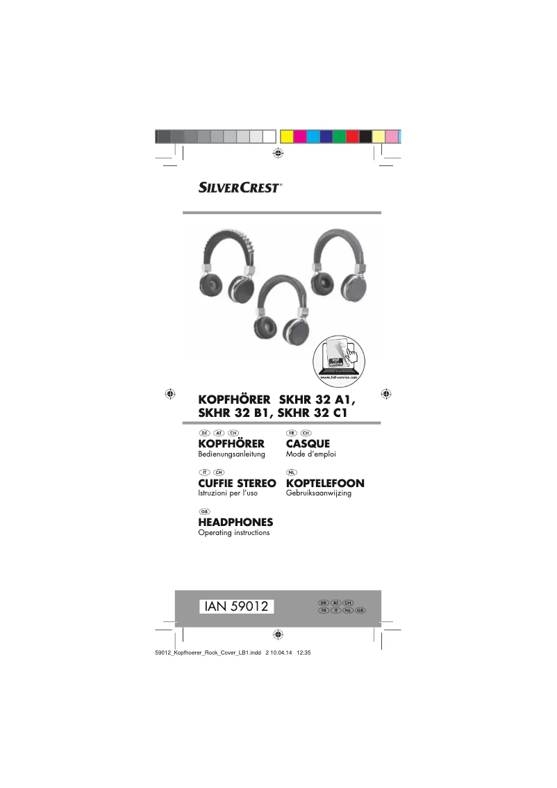 Imagen de la primera página del manual del dispositivo SKHR 32 C1
