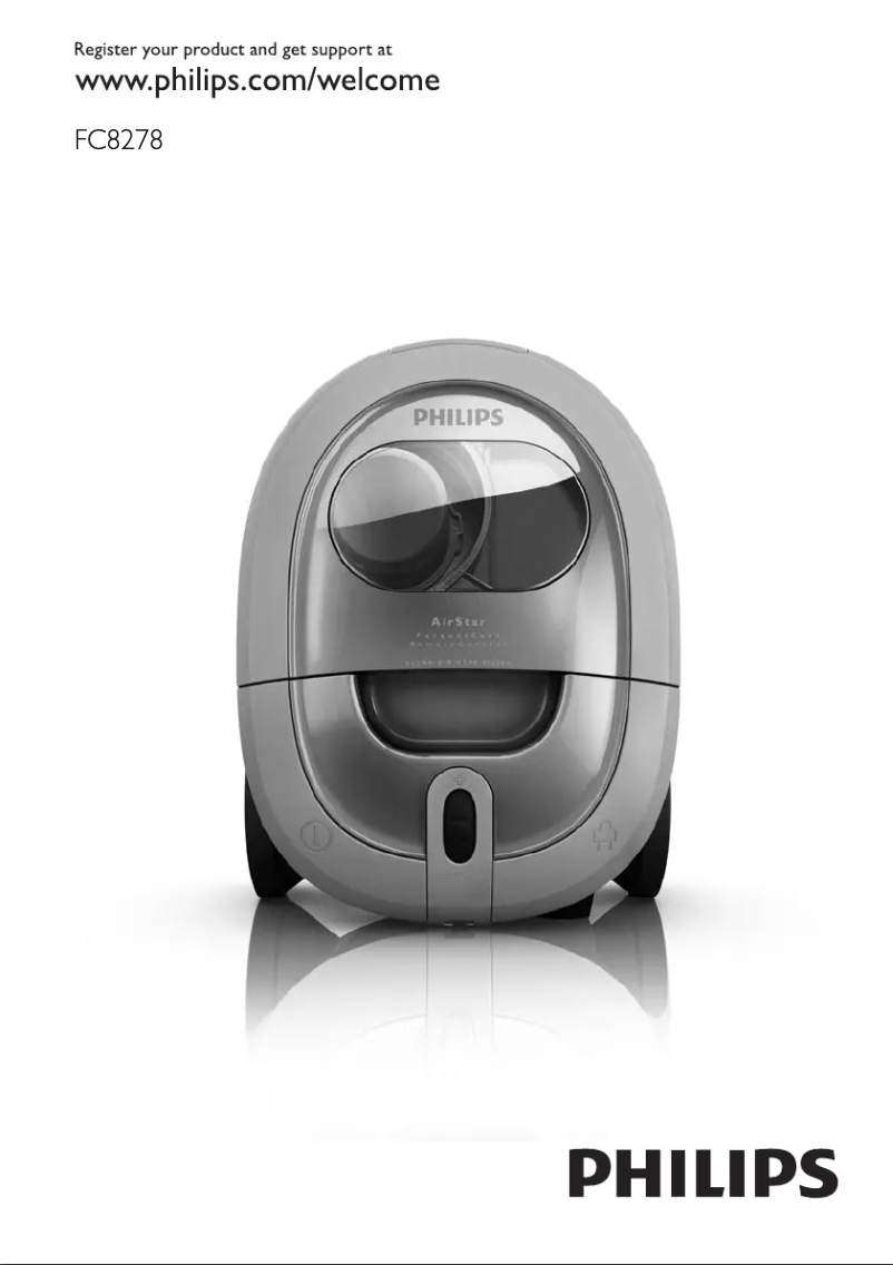 Imagen de la primera página del manual del dispositivo AirStar FC8278