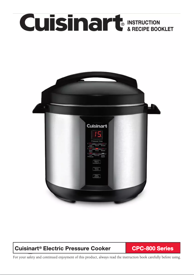 Imagen de la primera página del manual del dispositivo CPC-800