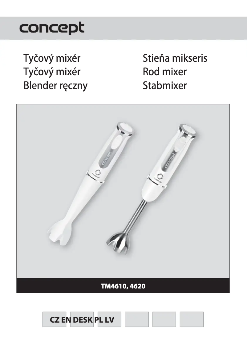 Página 1 del manual Manual de usuario Concept TM-4610