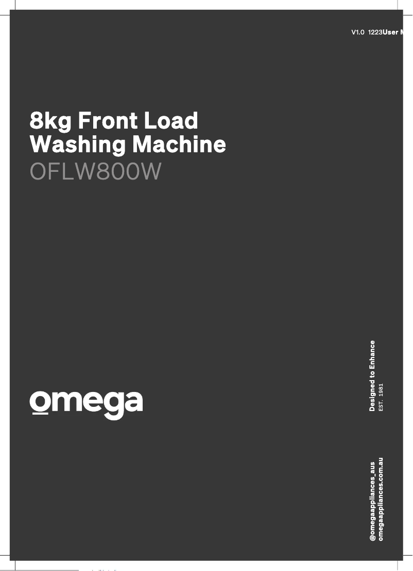 Imagen de la primera página del manual del dispositivo OFLW800W