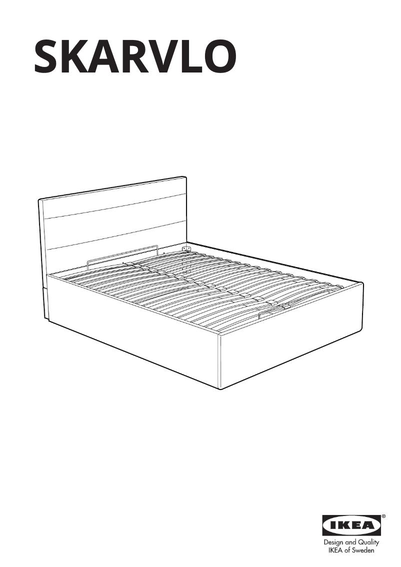 Página 1 del manual Manual de usuario Ikea SKARVLO 505.560.87