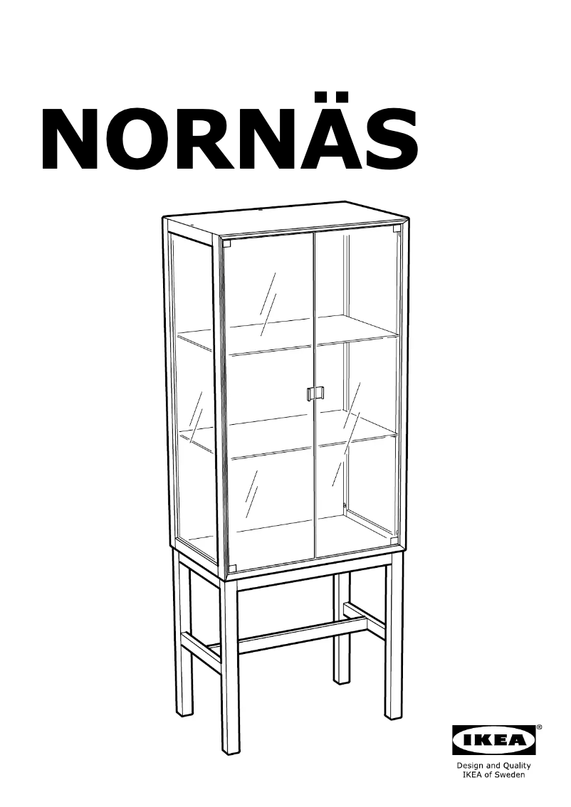 Página 1 del manual Manual de usuario Ikea NORNAS