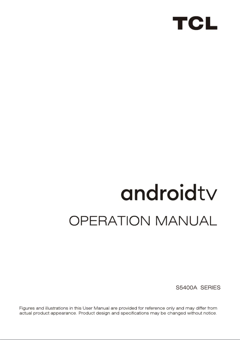 Página 1 del manual Manual de usuario TCL 43S5400AK