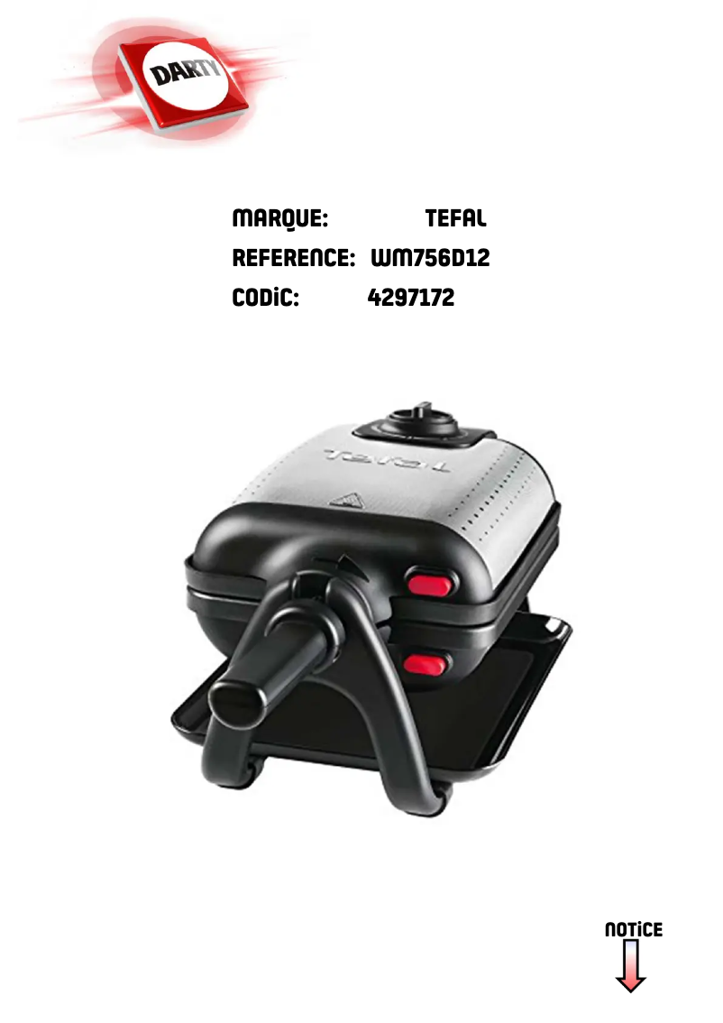 Página 1 del manual Manual de usuario Tefal King Size WM756D12