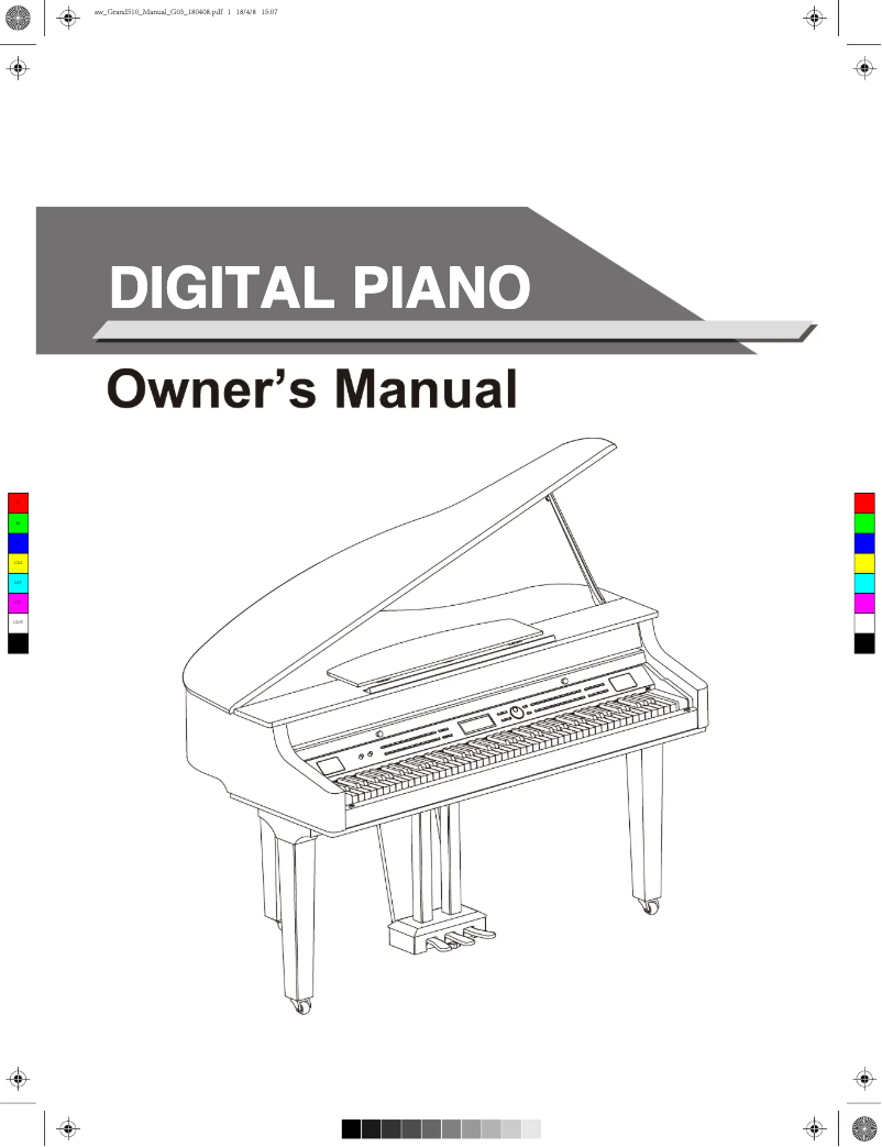 Imagen de la primera página del manual del dispositivo GRAND510