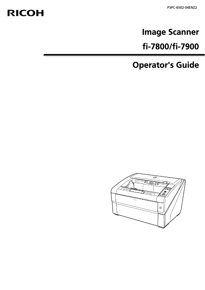 Imagen de la primera página del manual del dispositivo fi-7900