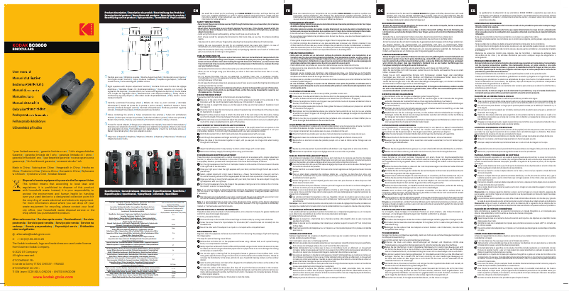 Página 1 del manual Manual de usuario Kodak BCS600