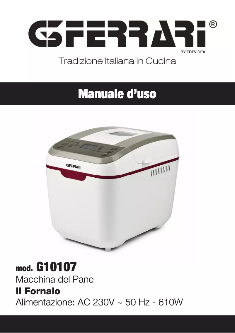 Imagen de la primera página del manual del dispositivo G10107