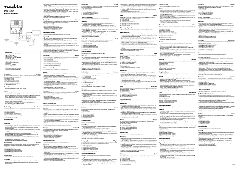 Imagen de la primera página del manual del dispositivo SAMP100WT