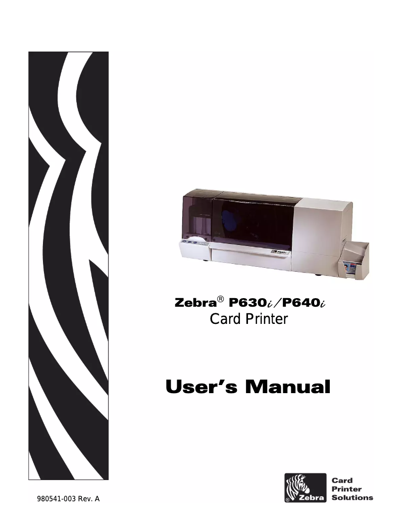Imagen de la primera página del manual del dispositivo P630i