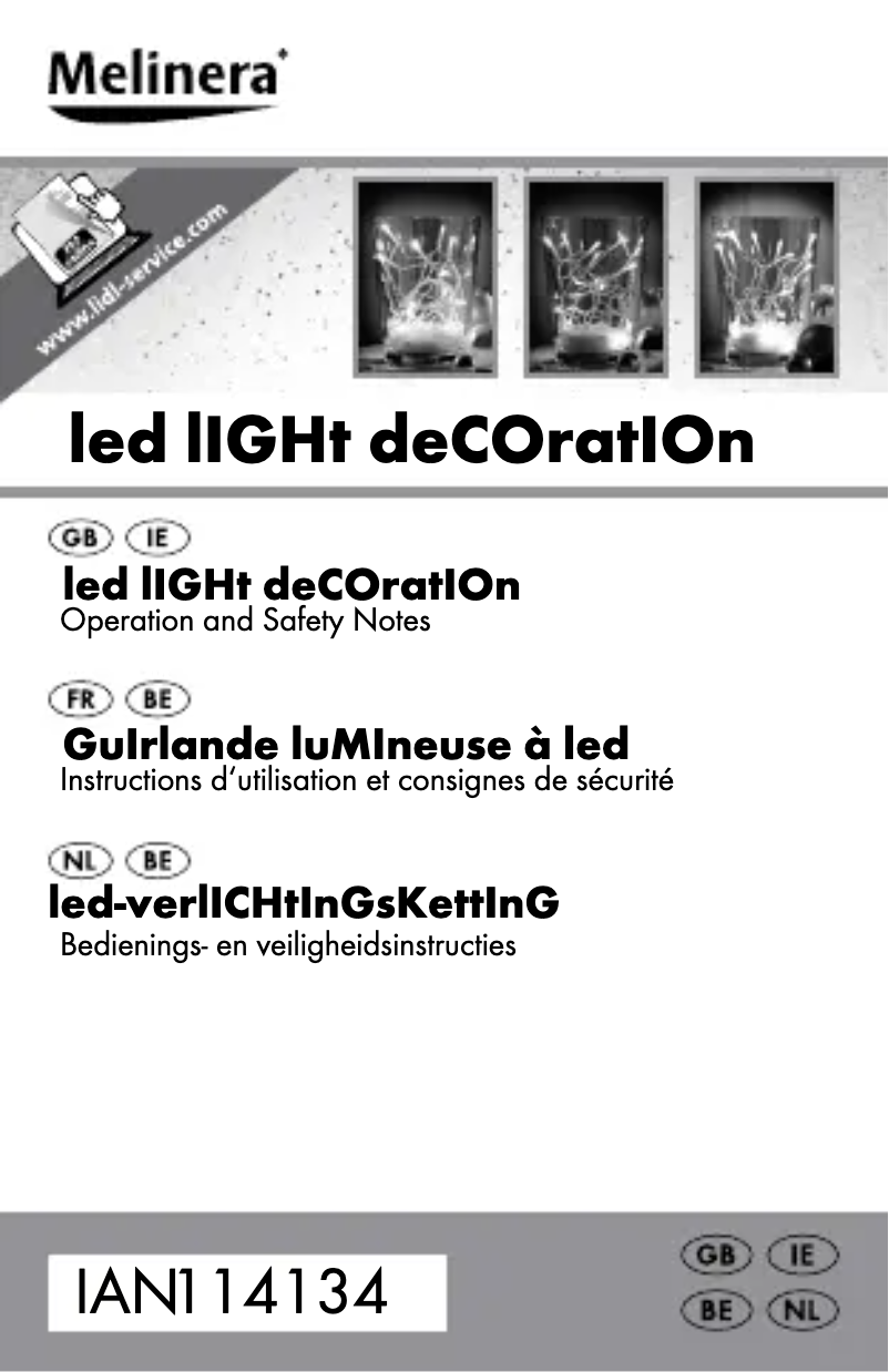 Página 1 del manual Manual de usuario Melinera IAN 114134