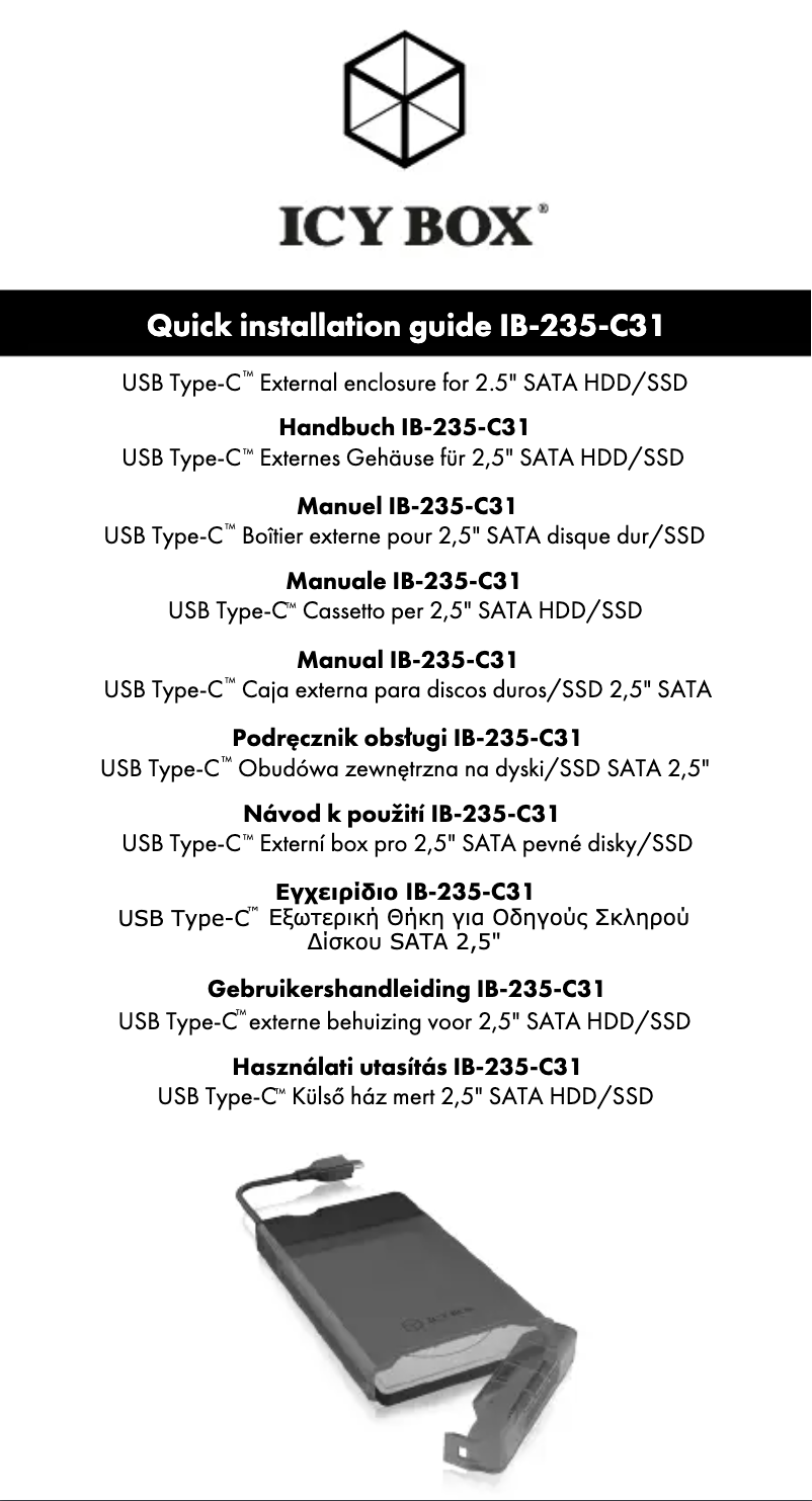 Imagen de la primera página del manual del dispositivo IB-235-C31