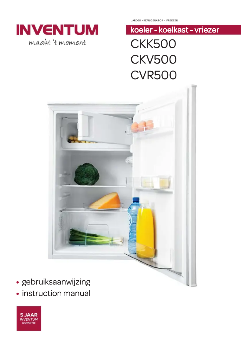 Imagen de la primera página del manual del dispositivo CKK500