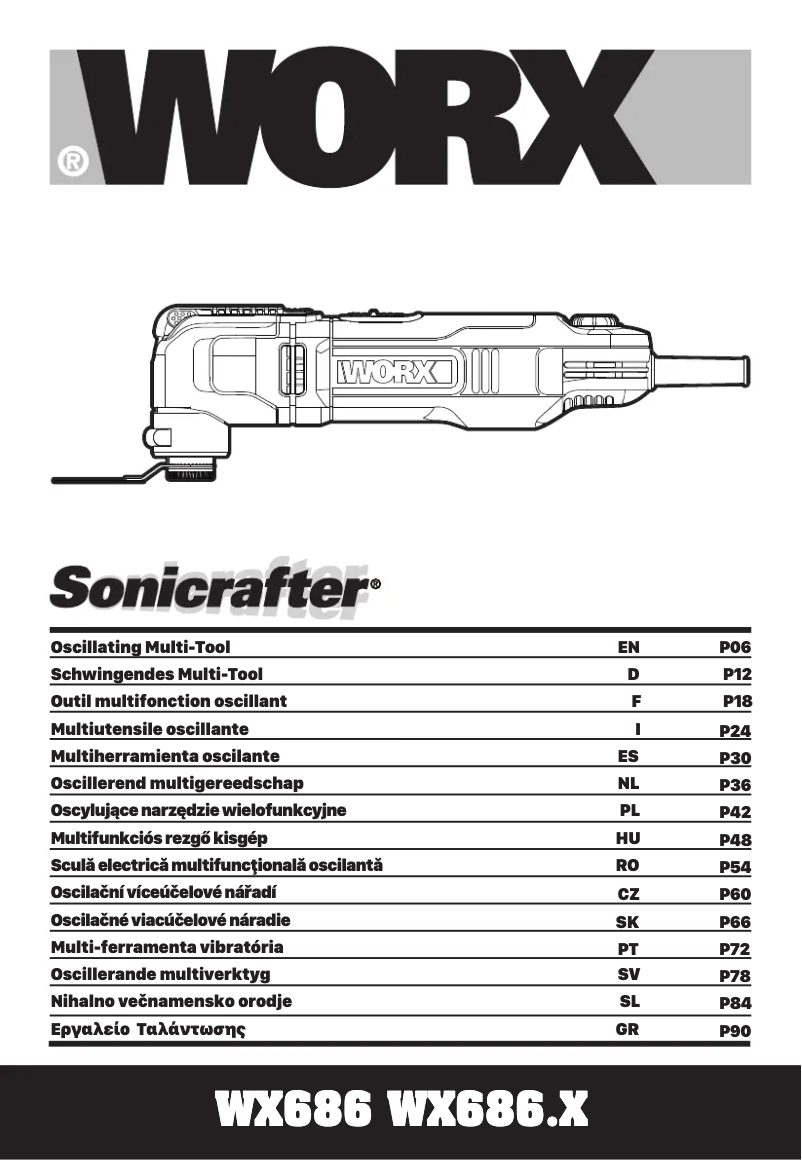 Página 1 del manual Manual de usuario Worx WX686