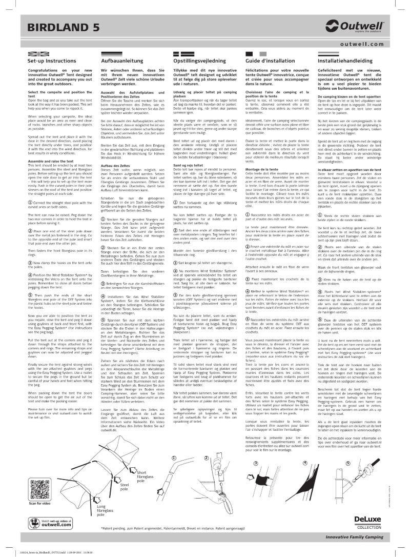 Imagen de la primera página del manual del dispositivo DeLuxe Green Birdland 5