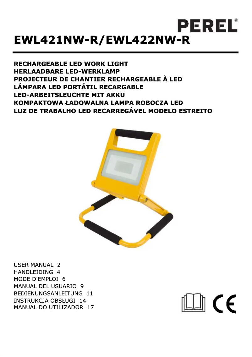 Imagen de la primera página del manual del dispositivo EWL421NW-R