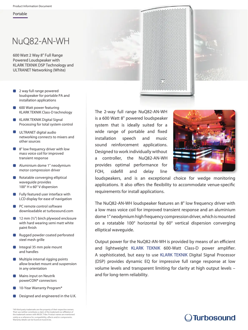 Imagen de la primera página del manual del dispositivo NuQ82-AN