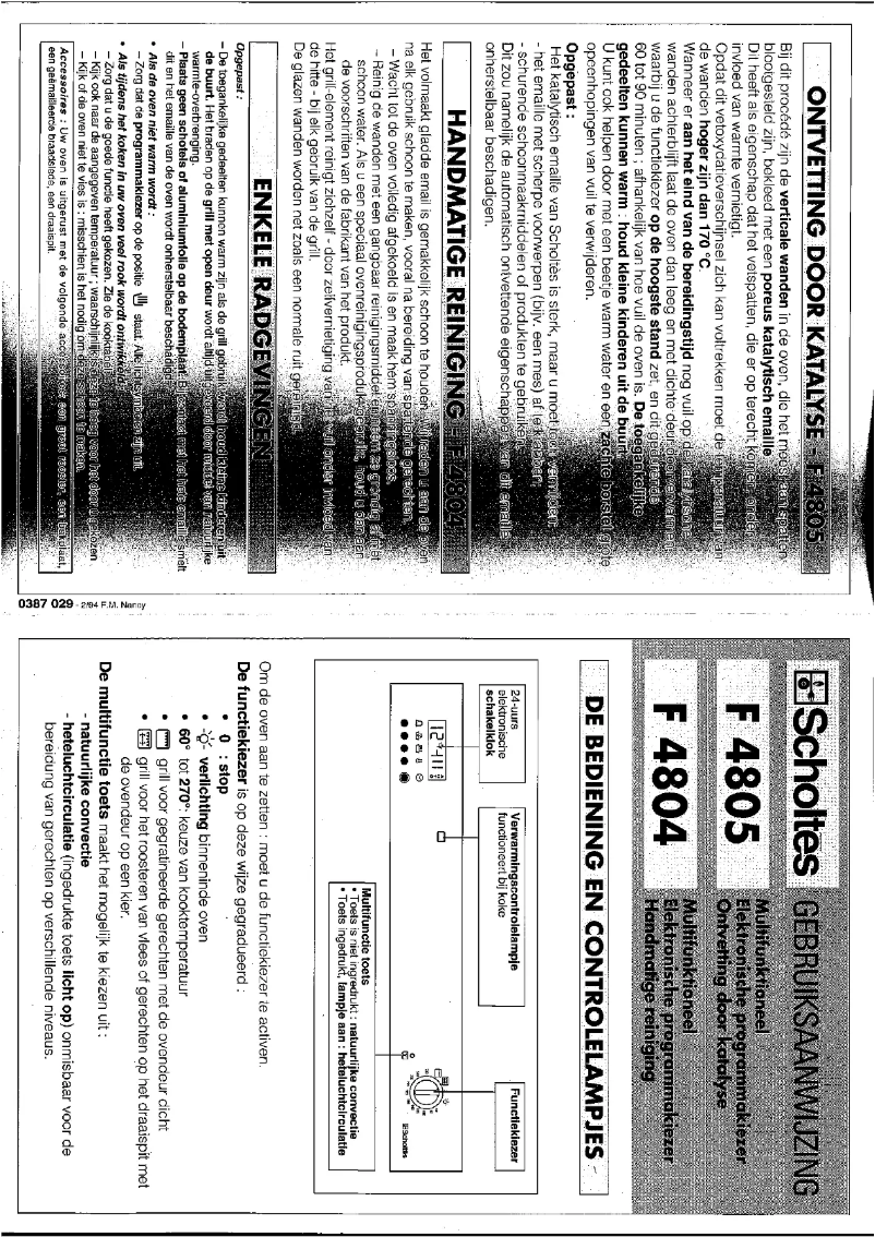 Imagen de la primera página del manual del dispositivo F 4804