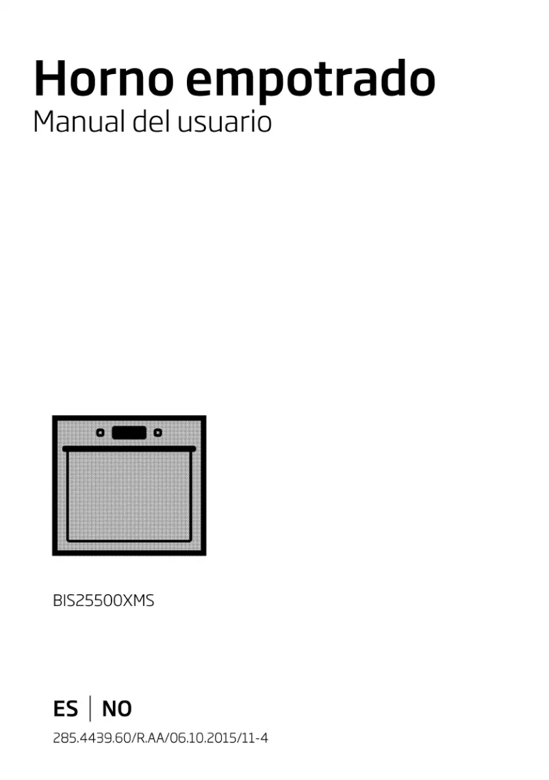Página nº 1 - Manual de usuario Beko BIS 25500 XMS