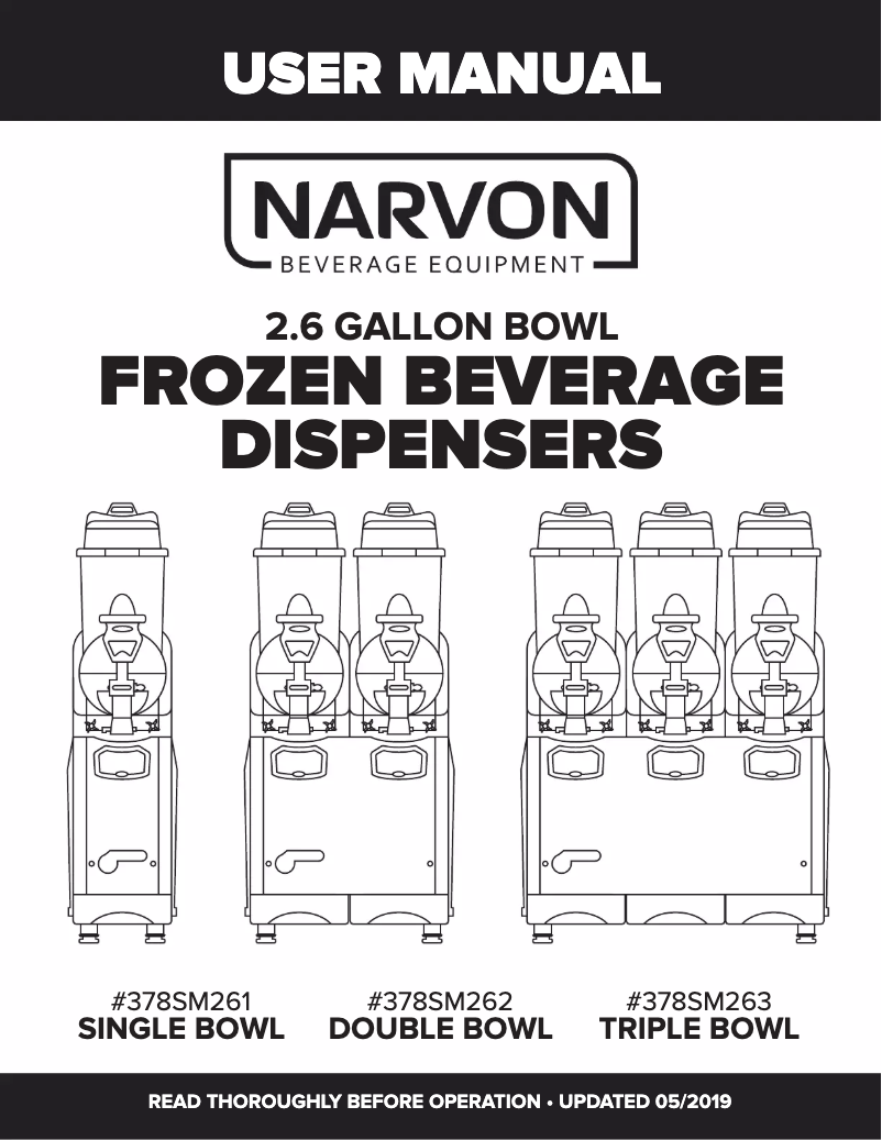 Página 1 del manual Manual de usuario Narvon 378PSM2201