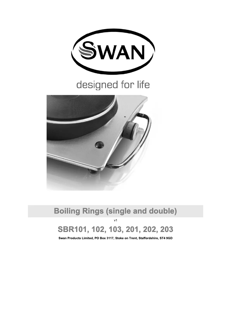 Página nº 1 - Manual de usuario Swan SBR204